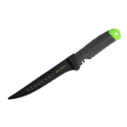 Delphin FLOATY filézőkés 15cm rozsdamentes acél pengével - fekete/zöld (101004182)