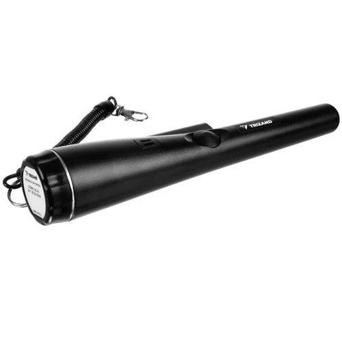 Trizand kézi fémdetektor 360 fokos érzékeléssel LED lámpával - fekete (21805)