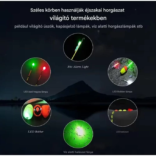 Dlyfull LIR425/CR425 akkumulátor töltő szett világító úszókhoz éjszakai horgászathoz (8028)