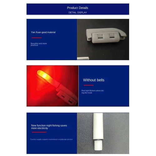 Rod Tip Light LED spicc jelzőlámpa horgászbothoz 425-ös elemmel (8027)