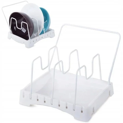Edényszárító tálca csepegtetővel - fehér