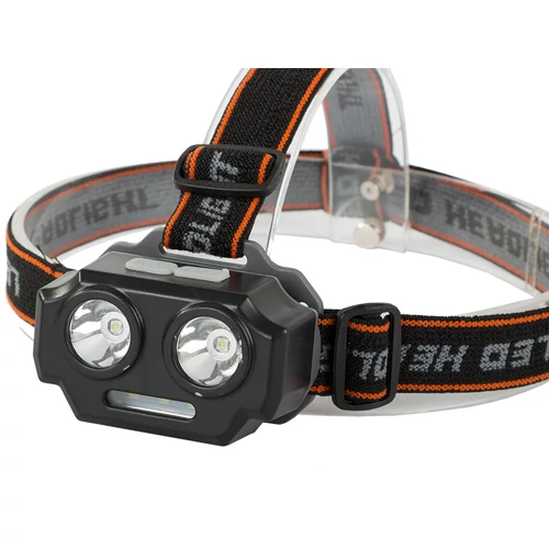 Thebrand SQ-803 taktikai fejlámpa újratölthető akkumulátorral XHP30 és SMD LED (08334)