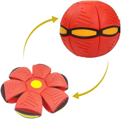 Mágikus UFO frizbi labda LED világítással - vegyes színekben