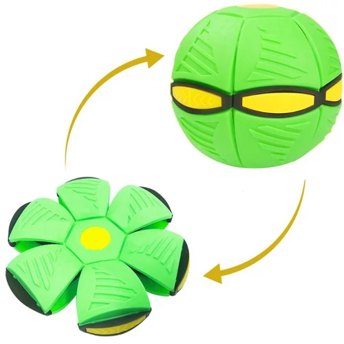Mágikus UFO frizbi labda LED világítással - vegyes színekben