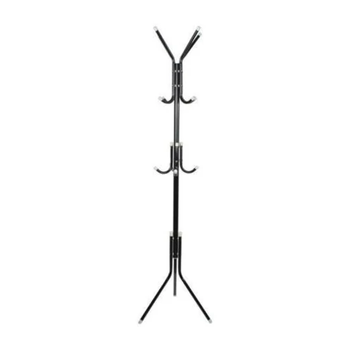 Kabát tartó állvány 170 cm 8 akasztóval - fekete (MS-953)