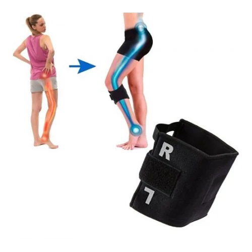 Be Active állítható térdrögzítő neoprén anyagból - fekete (Mterd-01)