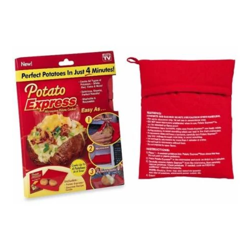 Potato Express mikrózható burgonya gyorsfőző zsák