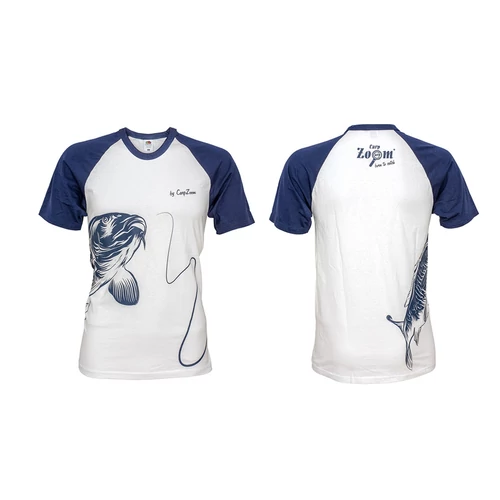 CZ Limitált fehér- kék póló, M