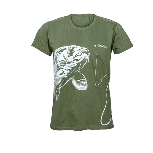 CZ Pamut póló, L, zöld