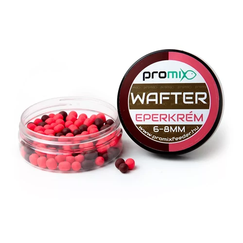Promix Wafter 6-8mm horgászcsali - eperkrém (PMWPE8)