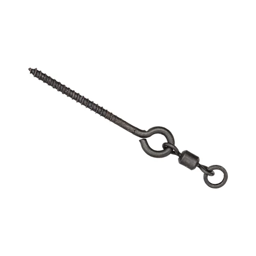 CarpZoom Menetes csalitüske forgóval 12 mm - fekete (CZ7984)