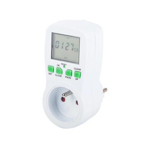 LCD időzítő kapcsoló 16A 3680W (11341)