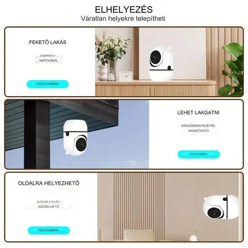 Cloud-kamera 1080P WiFi biztonsági kamera felhőmentés funkcióval mozgásérzékeléssel - választható színben