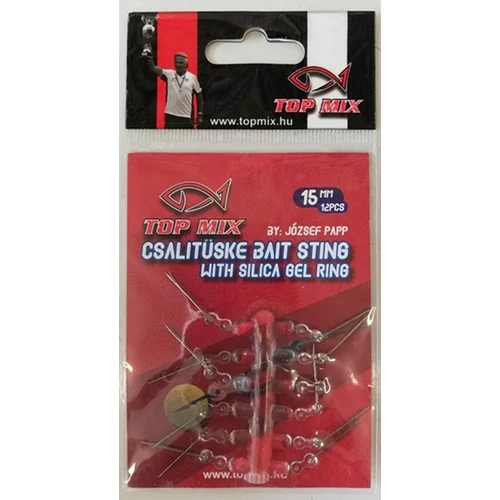 TOP MIX Csalitüske szilikon hajszál elõkén, 10mm (TM771)
