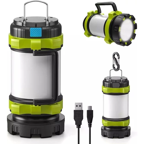 HC-260 Újratölthető LED kemping zseblámpa powerbankkal
