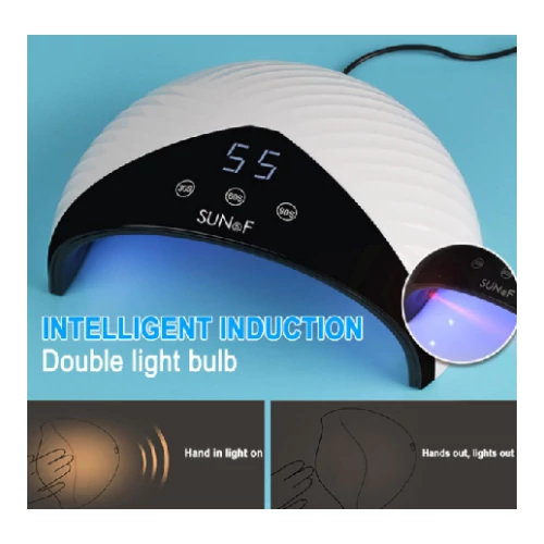 Sun5F 3az1ben LED/UV műkörmös lámpa 150W - fehér