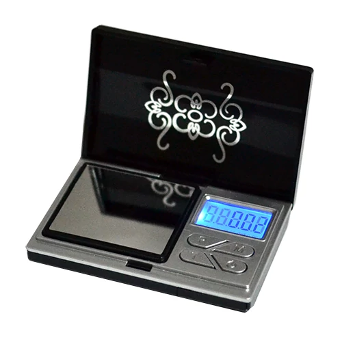 Mini digitális ékszermérleg 200g/0.01g - fekete (MS-575)