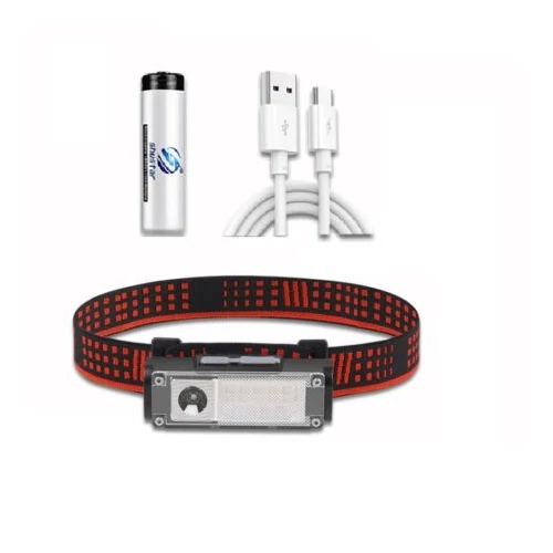 FA-T125 újratölthető túrázó fejlámpa USB-vel 1500 lm - fekete