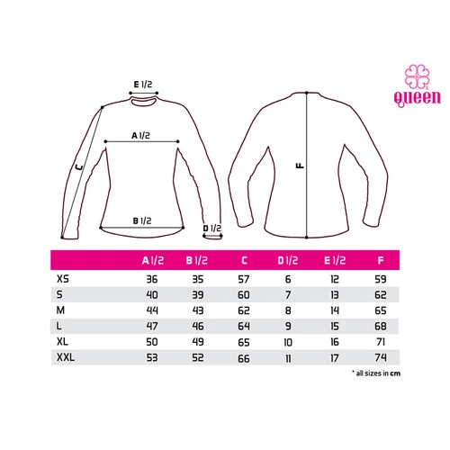 Delphin QUEEN 4LOVE termo szett hölgyeknek S méret - bordó (101005300)