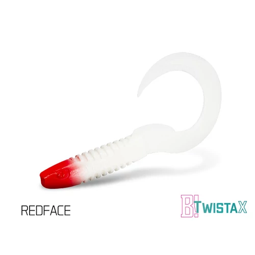 Delphin TwistaX Eeltail UVs gumihal 6cm - REDFACE (101004026)