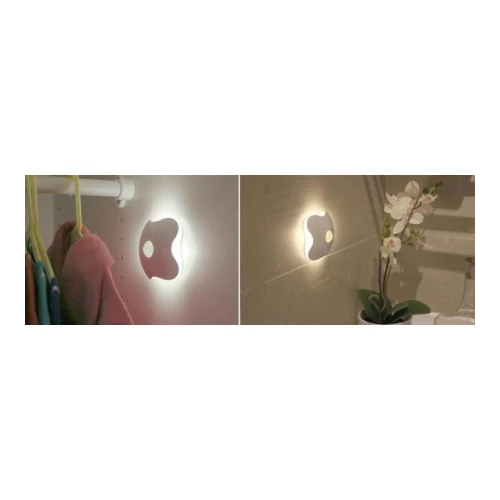 Wireless Motion LED éjszakai fény mozgásérzékelővel - fehér
