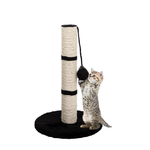 Malatec macska kaparófa 45 cm játéklabdával - bézs