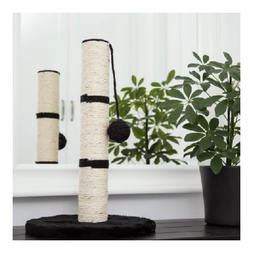 Malatec macska kaparófa 45 cm játéklabdával - bézs