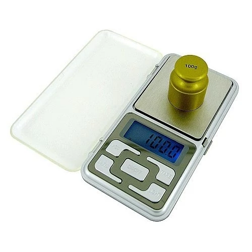 Digitális ékszerész mérleg zsebmérleg 200g/0.01g pontossággal - fehér (461)