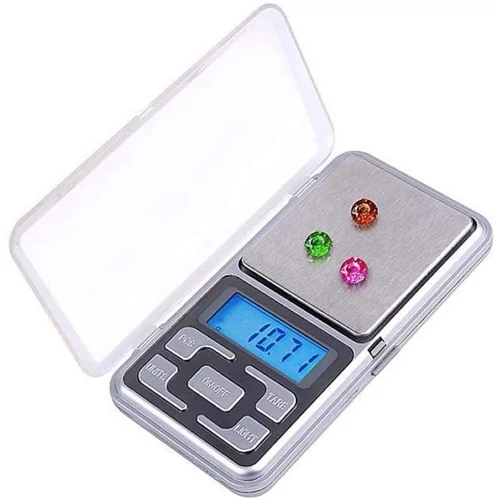Digitális ékszerész mérleg zsebmérleg 200g/0.01g pontossággal - fehér (461)
