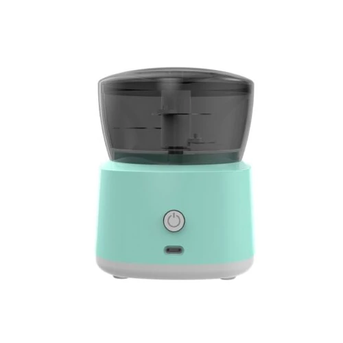 Többfunkciós mini konyhai robotgép akkumulátoros turmix/daráló/zöldség aprító - türkiz