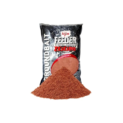 CZ Feeder Zoom etetőanyag, eper, robin red, halas, 1 kg