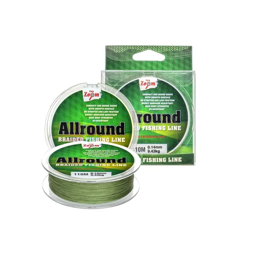 CZ Allround fonott zsinór, Ø 0,16 mm, 110 m, 10,87 kg - zöld (CZ0269)