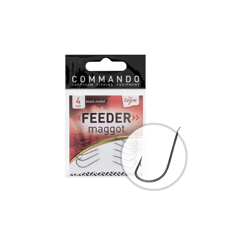 CZ Feeder horog csontkukachoz, #4, 10 db (cz4480)
