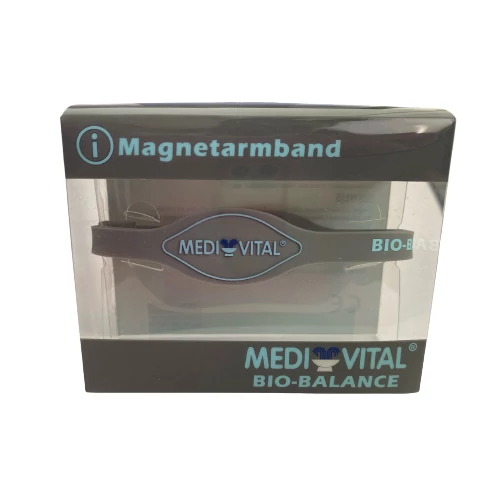 MEDI-VITAL szilikon mágneses karkötő MS-425 - kék