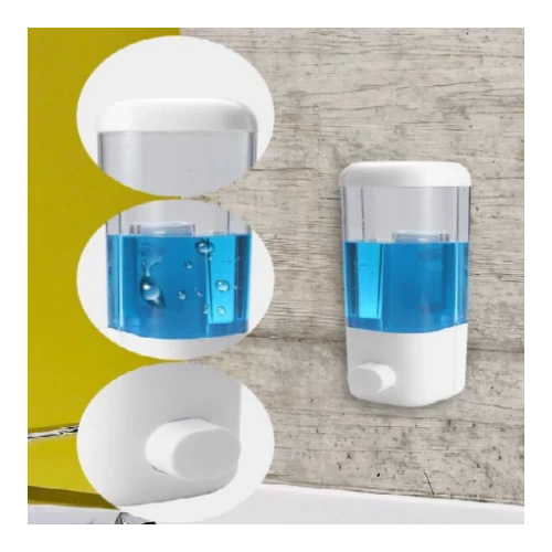 MS-487 fali szappanadagoló 500 ml - fehér