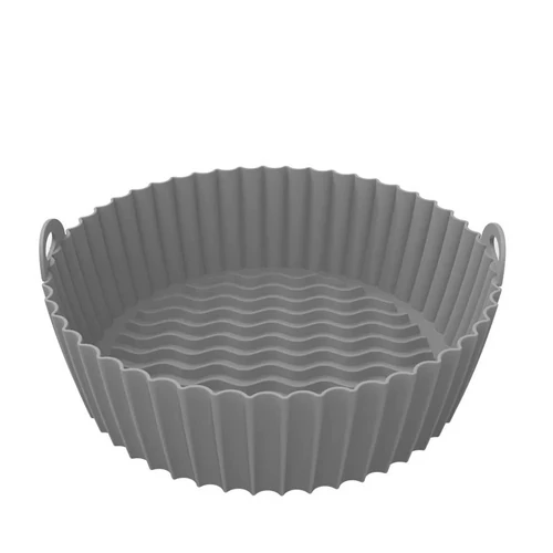 Légsütő szilikon bélés készlet 3db + ajándék 3db szilikon alátét - 22 cm - Fekete-Szürke-Kék