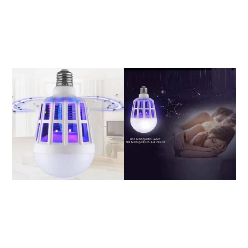 2in1 Szúnyogirtó LED izzó UV-fénnyel E27 foglalatba - fehér