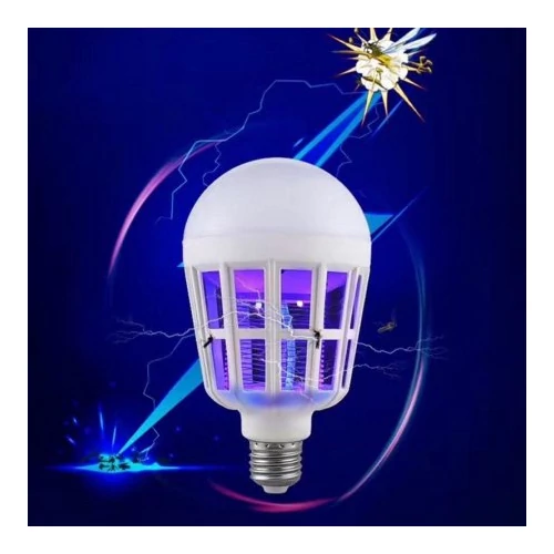 2in1 Szúnyogirtó LED izzó UV-fénnyel E27 foglalatba - fehér