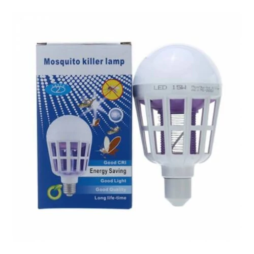 2in1 Szúnyogirtó LED izzó UV-fénnyel E27 foglalatba - fehér