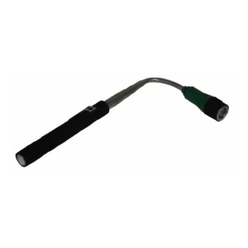 Teleszkópos LED lámpa mágneses-flexibilis fejjel 57 cm - fekete