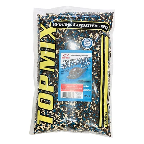TOP MIX Dynamic Carp fokhagyma-mandula ízesítésű pellet 800g (TM282)