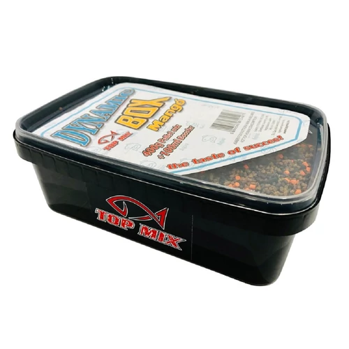 TOP MIX Dynamic Pellet Box Mangó horgászcsali 400g + 100ml aroma (TM249)