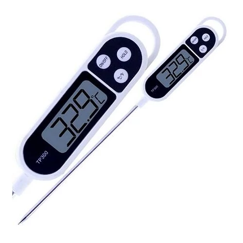 TP300 digitális beszúróhőmérő, húshőmérő, digitális maghőmérő - fehér