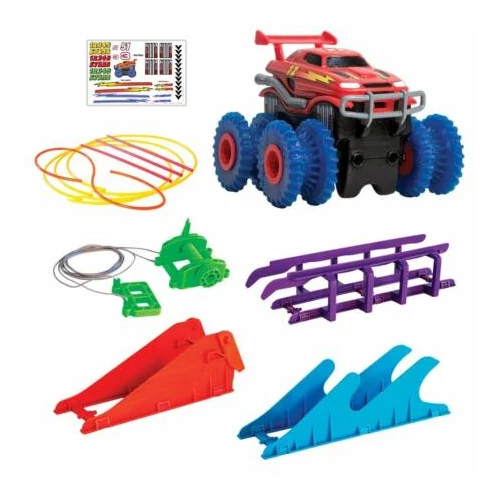 Trix Trux Monster Trucks trükkös autópálya két autóval
