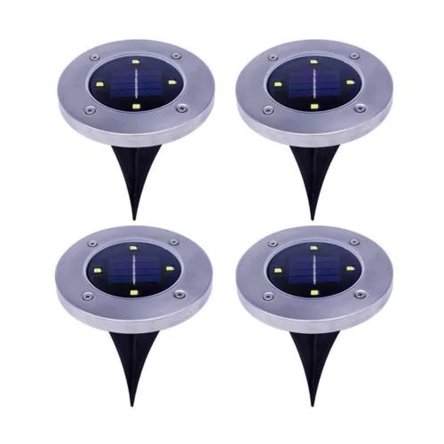 Solar Disk multifunkcionális LED lámpa szett 4 darabos - szürke