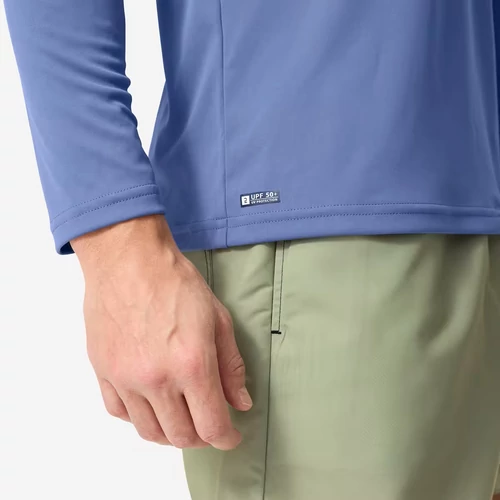 Férfi UV-szűrős póló hosszú ujjú - kék (XL)