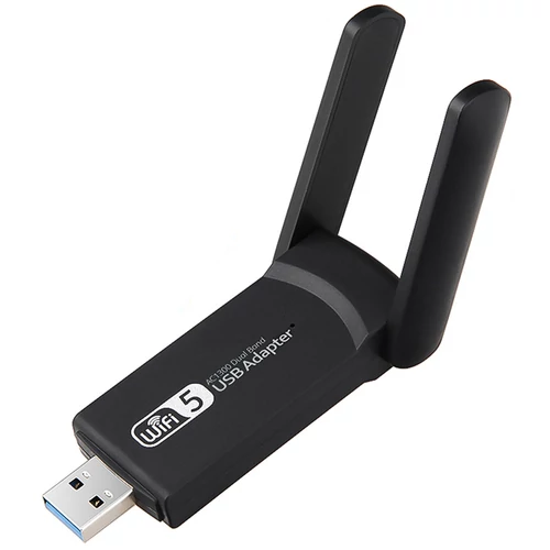 USB WiFi adapter 1300Mbps dual band 2.4GHz/5GHz (06195)