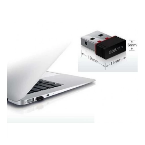 Mini USB WiFi adapter 300Mbps - fekete