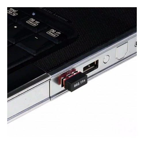 Mini USB WiFi adapter 300Mbps - fekete